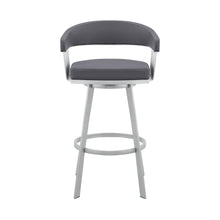 Load image into Gallery viewer, Swivel Low Back Counter Height Bar Chair - Slate Gray