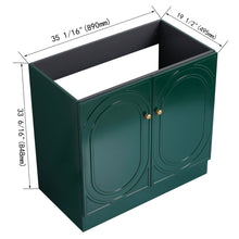 Load image into Gallery viewer, Modern Freestanding Bathroom Vanity With Soft Close Cabinet Doors