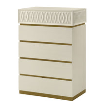 Load image into Gallery viewer, Stanley - 5 Drawer Chest With Crocodile Texture - Gray