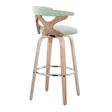 Load image into Gallery viewer, Gardenia - Contemporary Fixed Height Barstool With Swivel With Round Footrest (Set of 2)
