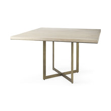 Load image into Gallery viewer, Modern Square Wood And Dining Table - Off White