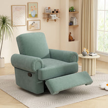 Load image into Gallery viewer, Manual Swivel Recliner Rocker Chair With Adjustable Backrest