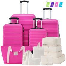 Load image into Gallery viewer, Hardshell Luggage Sets 4 Pieces + Bag Spinner Suitcase With Tsa Lock Lightweight - 16" / 20" / 24" / 28" Luggages