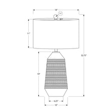 Load image into Gallery viewer, Contemporary Lighting, Table Lamp, Ceramic - Cream