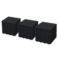 Load image into Gallery viewer, Interlocking Deck Tiles Plastic Waterproof Outdoor All Weather Anti-Slip Bathroom Shower Balcony Porch Strong Weight Capacity Upto 440 Lbs, Pebble Stone Pattern