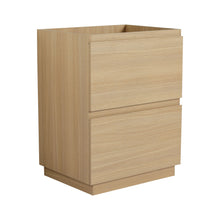 Load image into Gallery viewer, Modern Freestanding Bathroom Vanity Cabinet With Double Drawer
