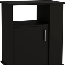 Load image into Gallery viewer, Wood Accent Cabinet With Single Door - Black