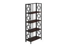 Load image into Gallery viewer, Bookshelf, Bookcase, Etagere, 4 Tier, For Office, Contemporary & Modern - Espresso