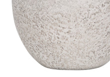 Load image into Gallery viewer, Concrete Urn Table Lamp With Abstract Empire Shade - Cream