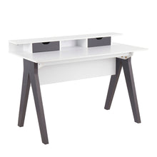Load image into Gallery viewer, Wishbone - Contemporary Desk - Gray / White