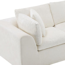 Load image into Gallery viewer, Chenille Modular Sofa Chaise With Ottoman Toss Pillows (725211) - Beige