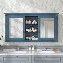 Load image into Gallery viewer, Modern Wall-Mount 2 In 1 Mirror Cabinet With Adjustable Shelves, Soft-Closing Hinges