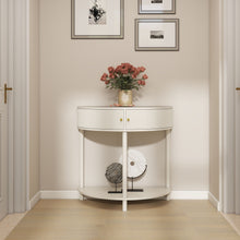 Load image into Gallery viewer, Demi Lune - Console Table With 2 Storage Drawers
