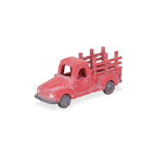 Load image into Gallery viewer, Hand Painted Decorative Truck Tabletop Sculpture - Red
