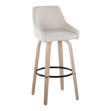 Load image into Gallery viewer, Hannah - Transitional Fixed Height Barstool With Swivel With Round Footrest (Set of 2)