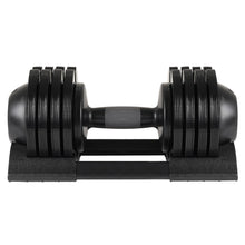 Load image into Gallery viewer, 52Lbs Adjustable Dumbbell Steel And Plastic - Black