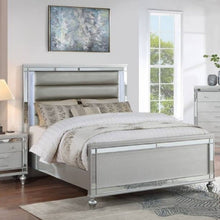 Load image into Gallery viewer, Bed With LED Lights, Tufted Headboard