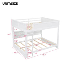 Load image into Gallery viewer, Bunk Bed With Storage Cabinets And USB Ports