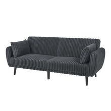 Load image into Gallery viewer, Futon Sofa Bed With Tall Legs