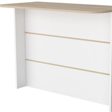 Load image into Gallery viewer, 47" Kitchen Island With Storage - White / Natural