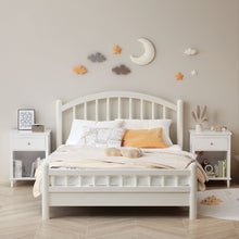 Load image into Gallery viewer, Nightstand & 1 Drawer And 1 Shelf - White