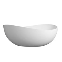 Load image into Gallery viewer, Freestanding Solid Surface Soaking Bathtub For Bathroom