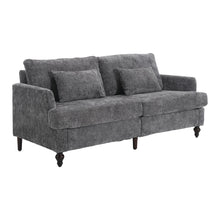 Load image into Gallery viewer, Mid Century Modern Fabric Loveseat Sofa, 2 Seat Upholstered Couch