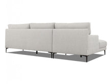 Load image into Gallery viewer, Contemporary Squared Edge Left Facing Sectional Sofa - Dove