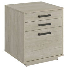 Load image into Gallery viewer, Loomis - 3 Drawer Home Office File Cabinet - White / Gray