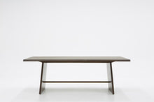 Load image into Gallery viewer, Solid Wood Sled Base Dining Table - Brown