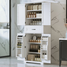 Load image into Gallery viewer, Bathroom Storage Cabinet With Multifunctional Storage Space, Drawer With Slide Rails, Adjustable Shelf