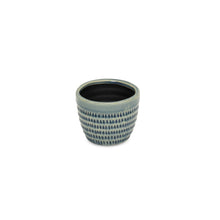 Load image into Gallery viewer, Dotted Round Pot Planter (487484) - Blue