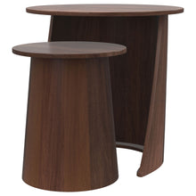 Load image into Gallery viewer, Lionett - 2 Piece Round Nesting Table Set And Round Design - Dark Brown