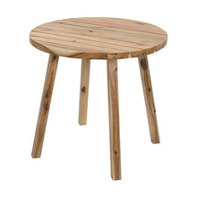 Load image into Gallery viewer, Round Dining Table, Solid Wood - Natural Wood / Brown