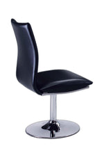 Load image into Gallery viewer, Upholstered Dining Side Chairs (Set of 2) - Black / Silver