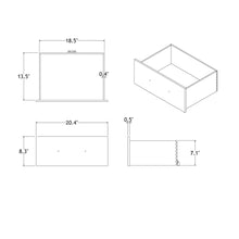 Load image into Gallery viewer, Adelaide - Nightstand With Spacious Storage