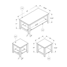 Load image into Gallery viewer, Table Set, Coffee, End, Side, Accent, Living Room, Transitional (Set of 3)