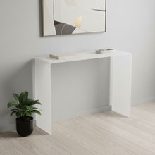 Load image into Gallery viewer, Glass Block Console Table - White