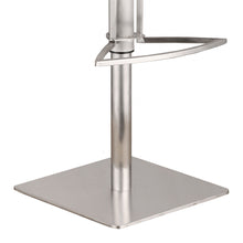 Load image into Gallery viewer, 32" Swivel Low Back Adjustable Height Bar Chair - Gray / Silver