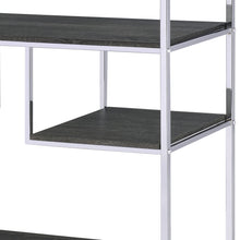 Load image into Gallery viewer, Vonara - Bookshelf - Chrome / Gray / Oak