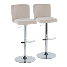 Load image into Gallery viewer, Henry - Contemporary Adjustable Barstool With Swivel & Rounded T Footrest (Set of 2)