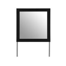 Load image into Gallery viewer, 35" Square Mounted Framed Dresser Mirror - Black