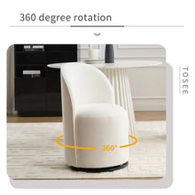 Load image into Gallery viewer, 360 Degree Swivel Armless Dining Barrel Chair