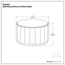 Load image into Gallery viewer, Trenton - Coffee Table - Walnut Brown