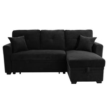 Load image into Gallery viewer, Sleeper Sectional With Pull Out Bed, Reversible Chaise