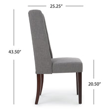 Load image into Gallery viewer, High Back Dining Chair With Wingback Design (Set of 2)