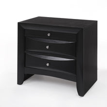 Load image into Gallery viewer, Three Drawer Nightstand - Black