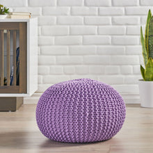 Load image into Gallery viewer, Belle - Modern Knitted Cotton Round Pouf