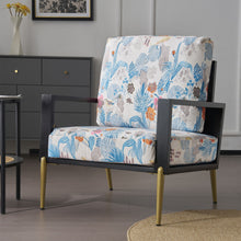 Load image into Gallery viewer, Modern Armchair With Solid Wood Frame