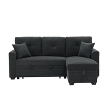 Load image into Gallery viewer, Sleeper Sectional With Pull Out Bed, Reversible Chaise